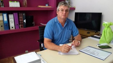 Alberto Pacenti, intendente de Chichinales adhirió al receso general excepcional. (Foto archivo)