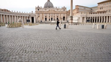 El Vaticano, con un vacío absoluto. (Foto: AP)