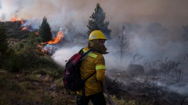 Brigadistas de incendios paran en plena temporada por reclamos laborales