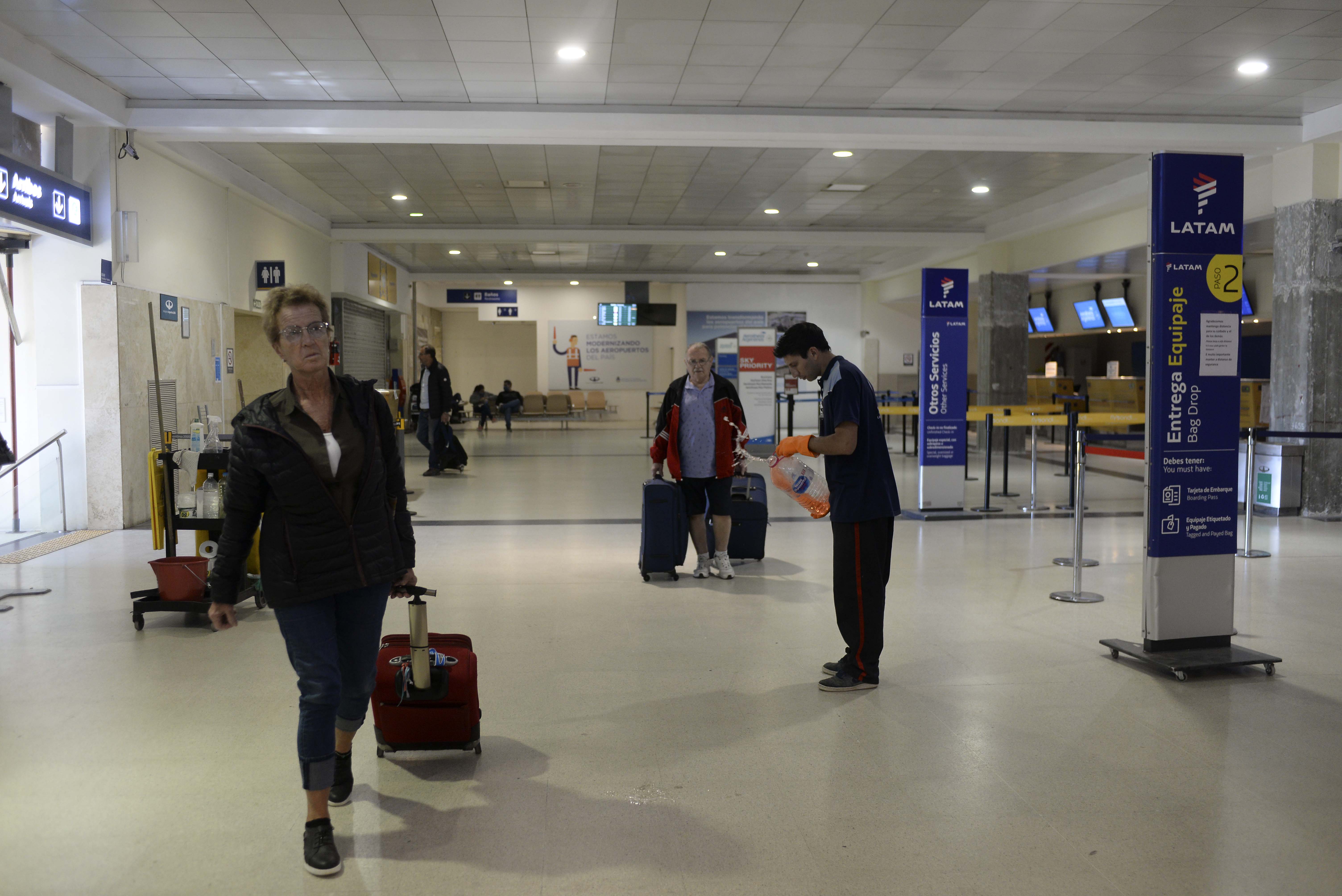 El aeropuerto de Bariloche recupera lentamente la actividad. (Foto: Archivo Alfredo Leiva)