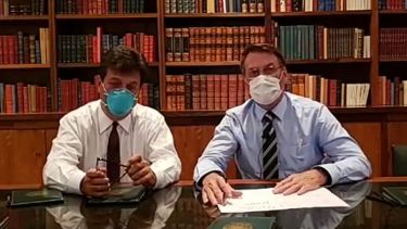 El test de coronavirus a Bolsonaro dio negativo