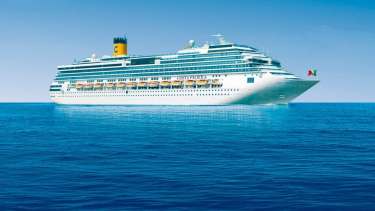 El barco partió de Buenos Aires el 3 de marzo. Foto costacruceros.com