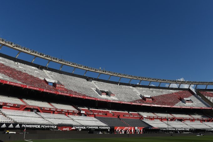El estadio Monumental de Nuñez. Foto: Twitter @RiverPlate 