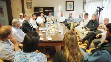 La reunión se realizó en la sede de ACIPAN Foto: Twitter @dariomartinezpj
