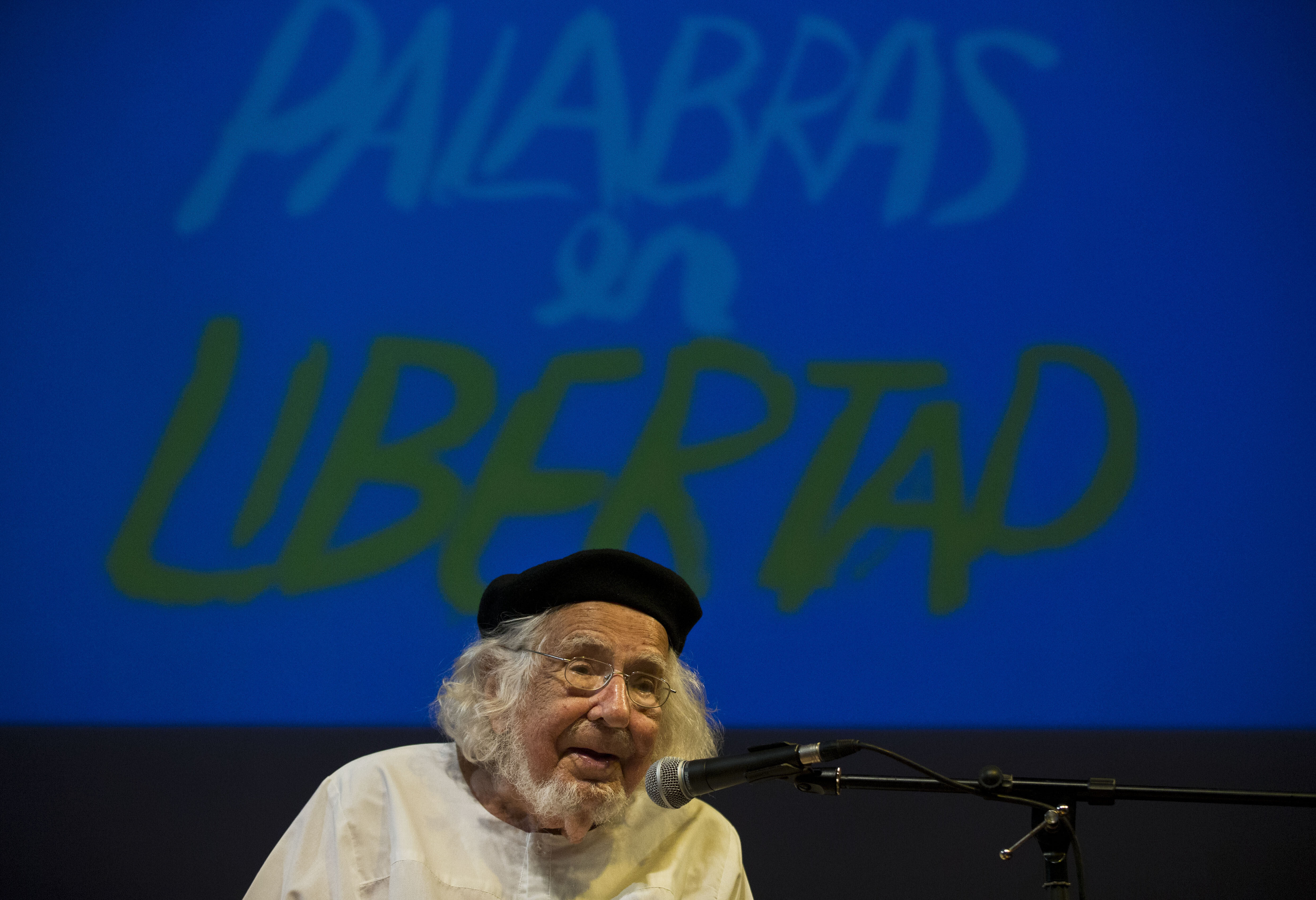 Ernesto Cardenal, poeta protagonista de la revolución sandinista y crítico del gobierno de Daniel Ortega.