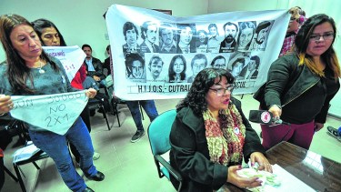 Dora Seguel, en uno de los testimonios a la Justicia. Fue secuestrada con apenas 15 años. 