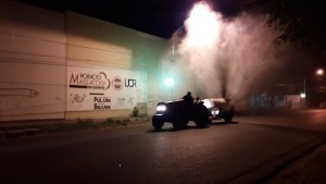 Video: Pese a las indicaciones en contra, pulverizaron las calles de Regina