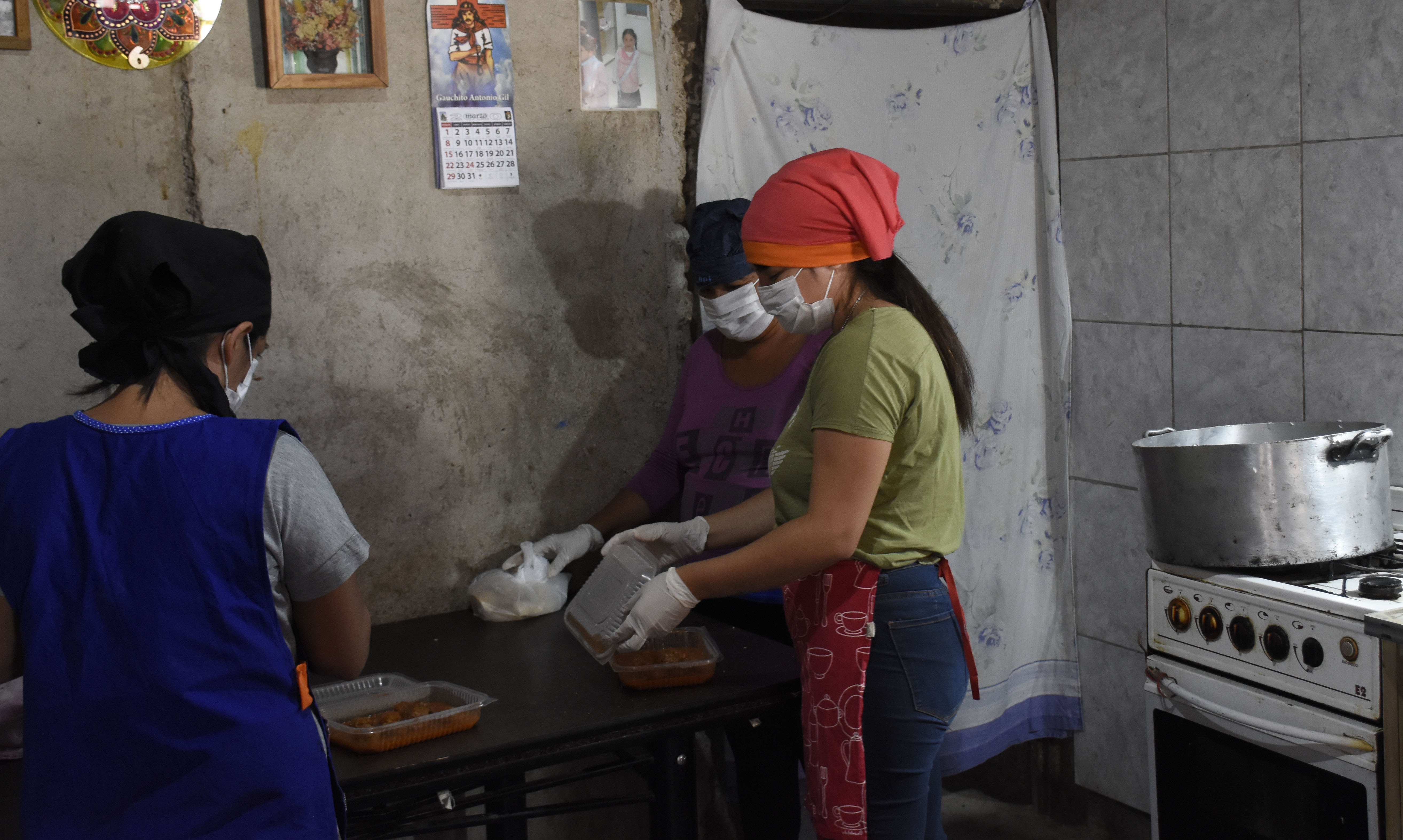 Reclaman que el Gobierno no suspenda la provisión de alimentos en los comedores  Foto: Florencia Salto