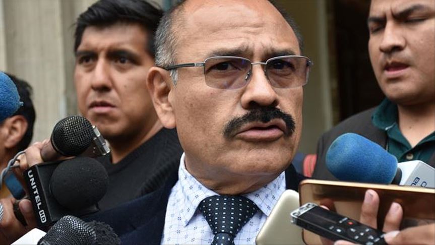 El ministro interino de Salud de Bolivia, Aníbal Cruz. 