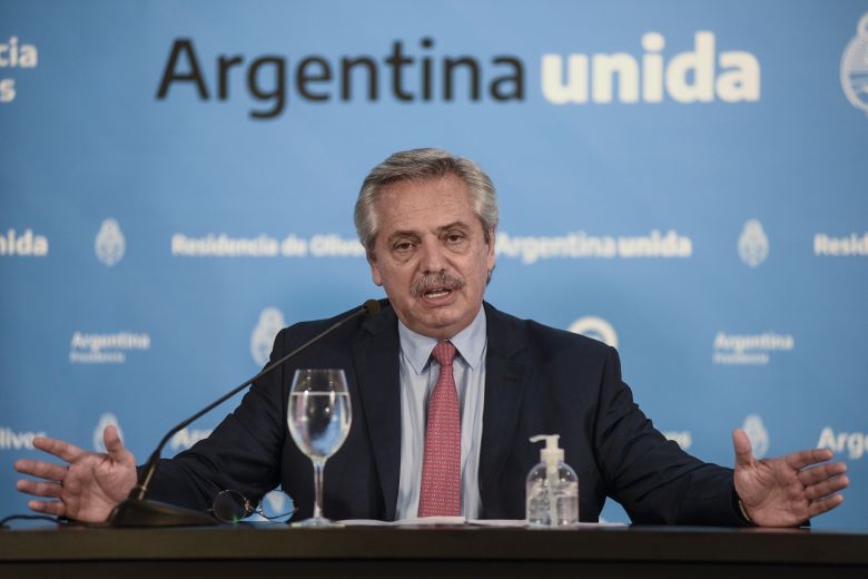 El presidente Alberto Fernández anuncia el nuevo Procrear, en medio de la emergencia sanitaria. 