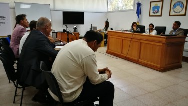 Marifil, durante la audiencia. Recibió una de las penas más altas por homicidio culposo. (Andrea Vázquez) 