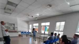 Capacitaron a personal policial de Huergo para actuaciones en la vía pública