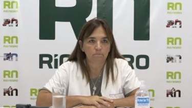 Mercedes Iberó, secretaria del ministerio de Salud. Foto: captura de pantalla.-
