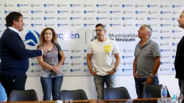El intendente Gaido se reuinió con los representantes de gimnasios. Foto: Prensa Municipal