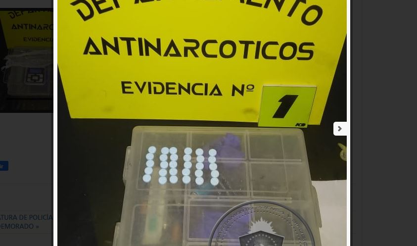 Las pastillas tranquilizantes fueron contadas y expuestas para la justicia federal. Foto Prensa Policía de Neuquén