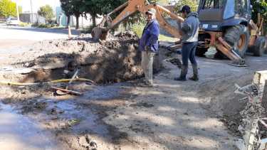 Cortaron suministro de agua por rotura en la red en Regina