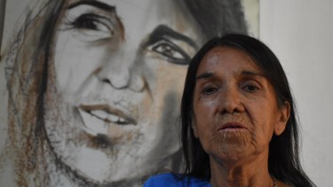 Actriz y dramaturga, Luisa Calcumil comenzó a actuar en 1975 y después de pasar por el teatro de repertorio comenzó a escribir sus propias obras.