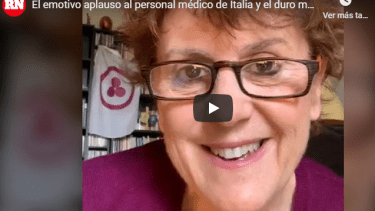 El emotivo pedido de una argentina para reconocer el trabajo de médicos y enfermeros en Italia