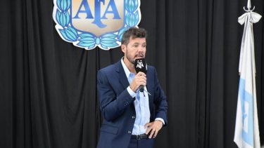 Tinelli asumió como presidente de la Superliga el miércoles. 