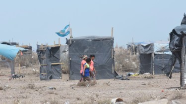 La ocupación en Autovía Norte y Casimiro Gómez comenzó el 2 de febrero del 2020. Foto: Florencia Salto