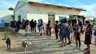 Son 2.000 los beneficiarios que recibirán su tarjeta en Viedma. Foto: Marcelo Ochoa.