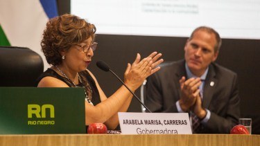 La gobernadora Carreras puso en marcha las sesiones ordinarias de la Legislatura rionegrina. Foto: Marcelo Ochoa.