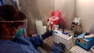 Los estudios y análisis se realizan en el laboratorio del hospital Ramón Carrillo. Gentileza