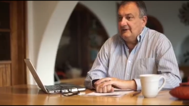 Gennuso filmó un video desde su casa (Captura de video).