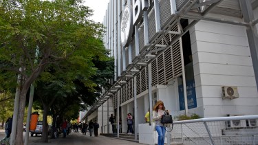 La casa matriz del BPN, en el centro de la capital. Foto: Florencia Salto