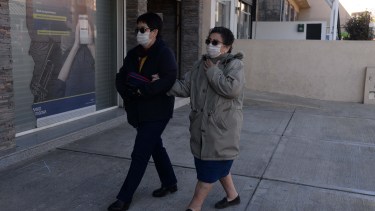 Hubo buen nivel de acatamiento del uso del barbijo. Foto: Alfredo Leiva