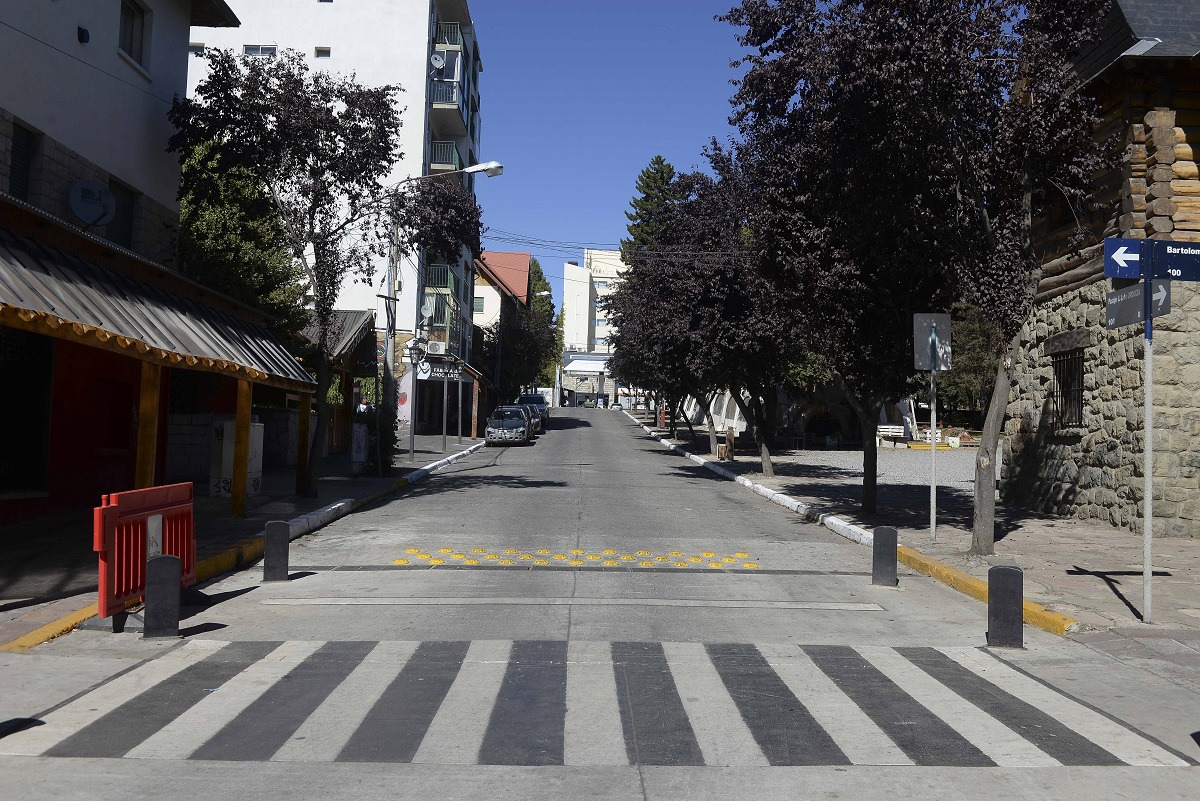 Los trabajos de demarcación de sendas peatonales y de calles comenzaron en febrero pasado.
(Foto de archivo de Alfredo Leiva)