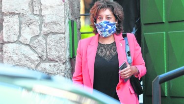 La gobernadora dijo presente en la reunión con Fernández. Fotos Télam.