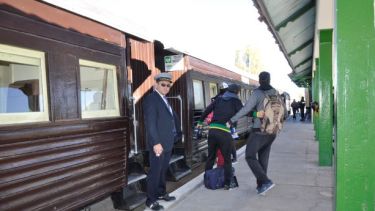 Desde noviembre de 2019 hasta los primeros días de marzo de 2020, la Trochita cumplió un servicio turístico entre Jacobacci y Ojos de Agua. (Foto: José Mellado)