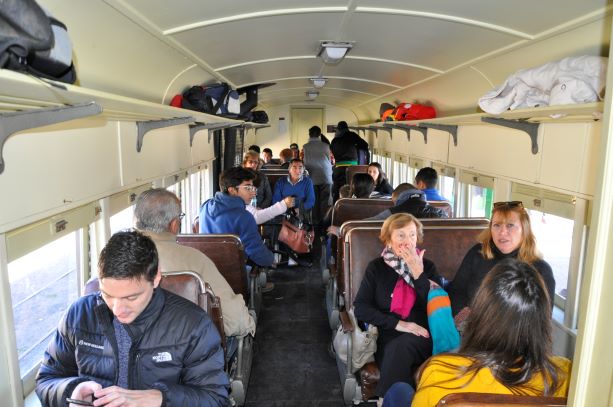 Más de 100 personas por viaje garantizaron el éxito de la temporada de verano de la Trochita. (Foto: José Mellado)