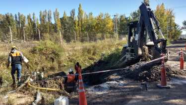 La reparación finalizaría después del mediodía. (Gentileza).-