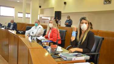 La concejala Nadia Marquez sacó a relucir el caso en base a los derechos del niño (foto Yamil Regules)