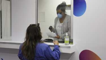 Así atienden en el Municipio de Neuquén. (Florencia Salto).-