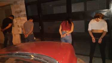 La fiesta había sido organizada en un salón del barrio Santa Genoveva. (Gentileza).-