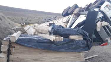 El camión venía desde el norte del país. Foto: Gentileza