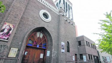 La Diócesis de Neuquén da una conferencia de prensa por la muerte del papa Francisco. Foto: Oscar Livera