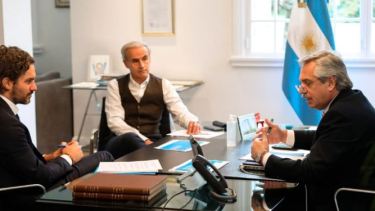 Alberto Fernández mantuvo una comunicación telefónica con Sebastián Piñera, presidente de Chile. Foto Twitter. 