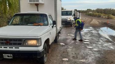 Desinfectarán autos que ingresen a Valle Azul