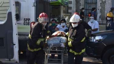 Desde el hospital Vidal informaron que ingresaron cuatro internos, tres con heridas de proyectiles. Foto: gentileza El Litoral.-