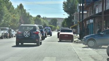 La localidad de Loncopué retomará hoy un poco de su movimiento habitual. (Gentileza José Cayún)