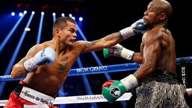 El Chino se midió con Mayweather en mayo y septiembre de 2014.