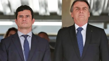 Cuando era juez, el ministro de Justicia Sergio Moro había encarcelado al expresidente Lula Da Silva, por corrupción. Foto archivo. 