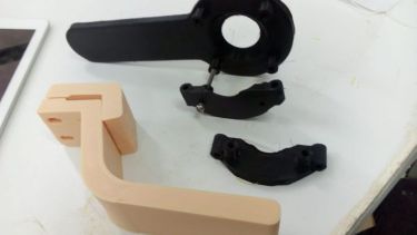 Los dispositivos se fabrican con una impresora 3D. Foto Gentileza