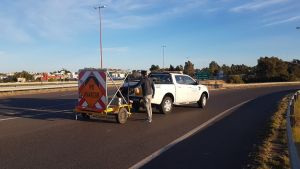 Cierran el ingreso a Viedma por el rulo del puente Basilio Villarino