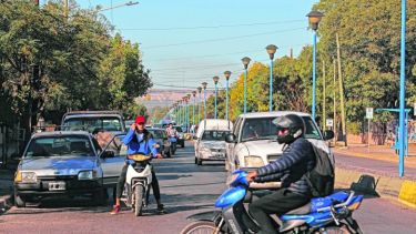 Evita y San Juan, casi como un día normal en esa parte de Roca. 