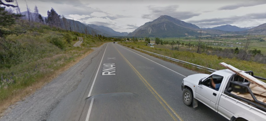 Las autoridades de Chubut aseguraron que no habrá un corte de la ruta 40. Foto: google map